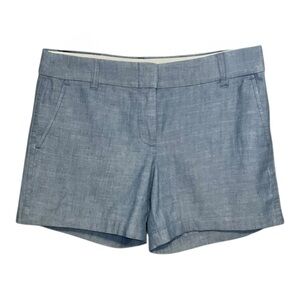 J Crew Factory 5” Chambray Shorts 6